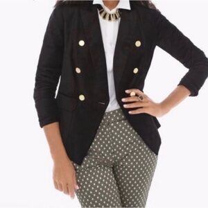 Chico’s Velveteen BlazerJacket Size 1